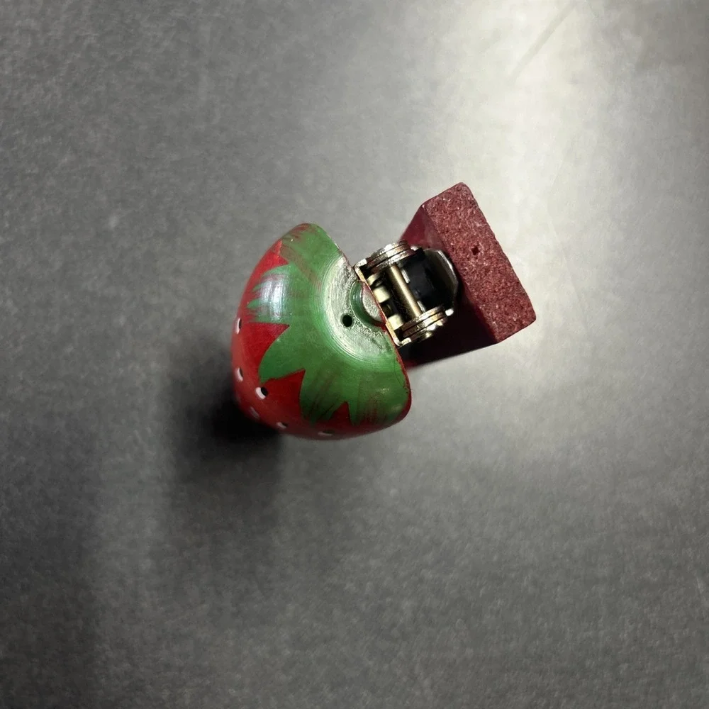 Vintage Counterpoint Wooden Strawberry  Stapler-Made In Japan